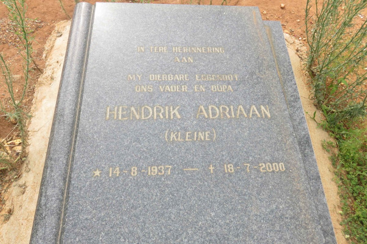 SMIT Hendrik Adriaan 1937-2000