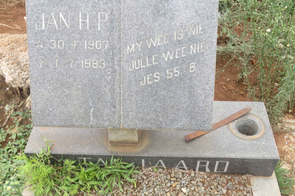 TALJAARD Jan H.P. 1907-1983