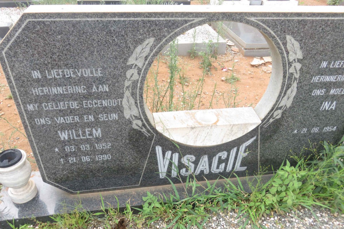 VISAGIE Willem 1952-1990 &amp; Ina 1954-