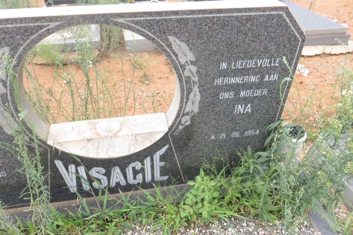 VISAGIE Willem 1952-1990 &amp; Ina 1954-
