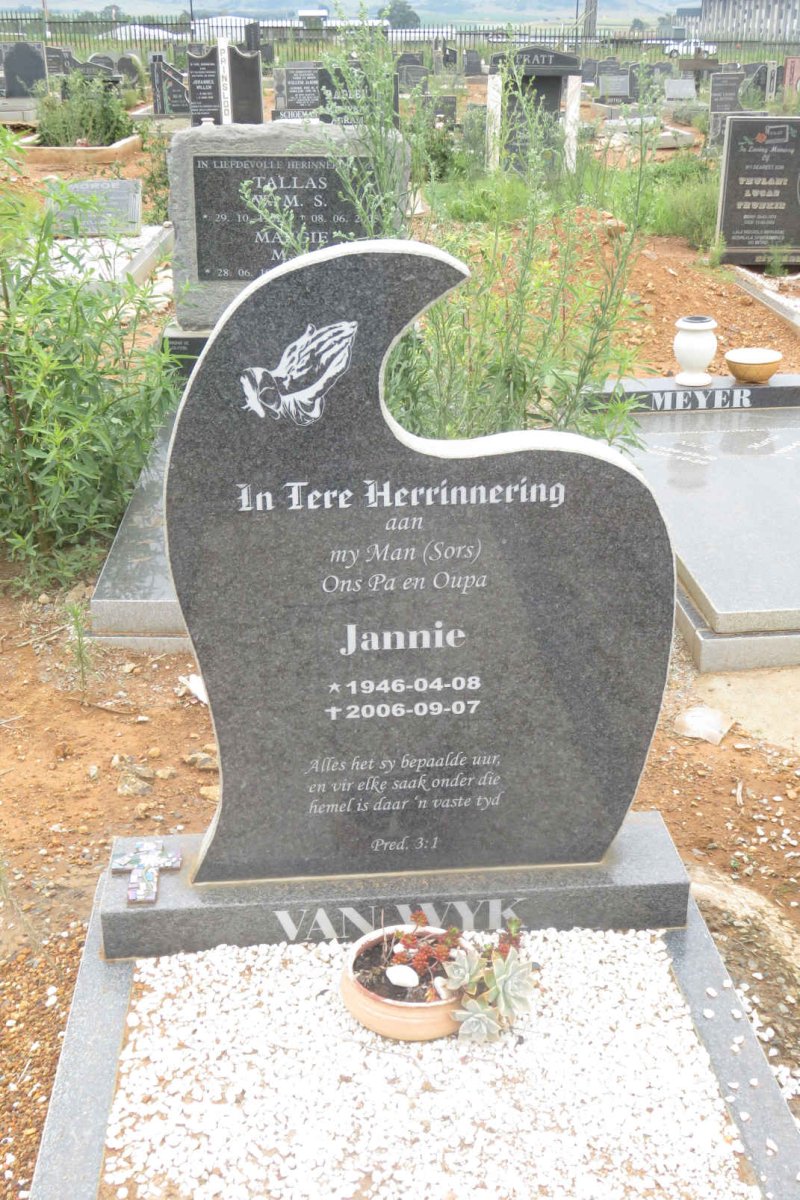 WYK Jannie, van 1946-2006