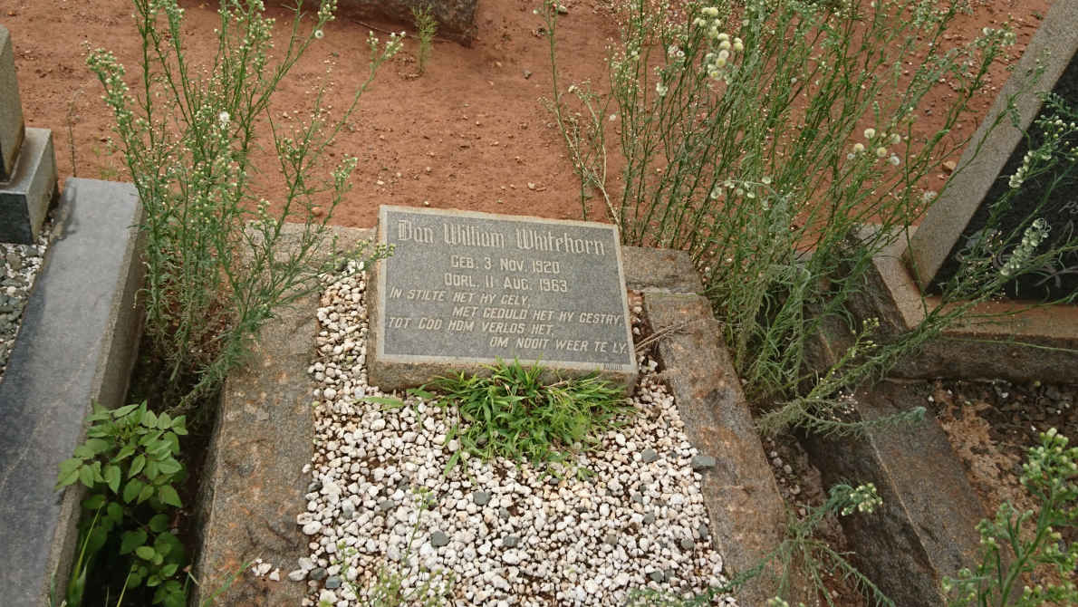WHITEHORN Dan William 1920-1963