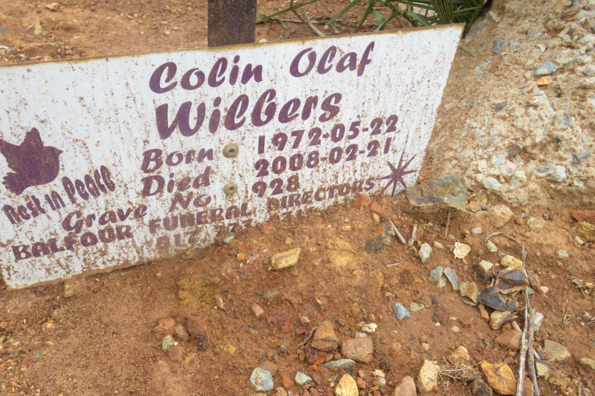 WILBERS Colin Olaf 1972-2008