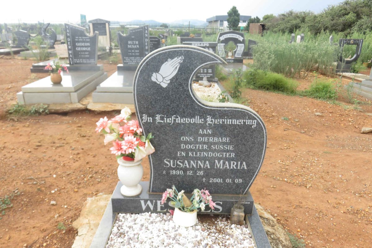 WESSELS Susanna Maria 1990-2001