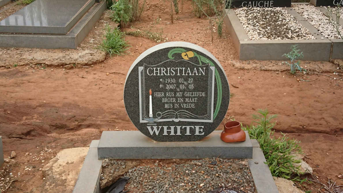 WHITE Christiaan 1930-2007