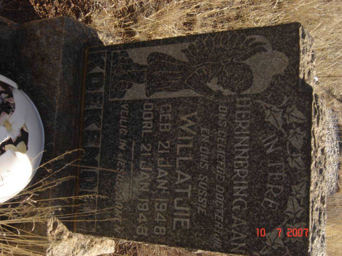 KOEKEMOER Willatjie 1948-1948