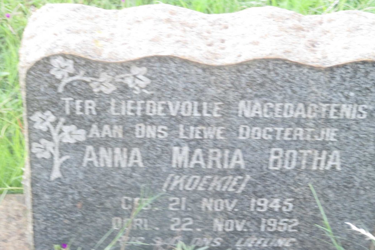 BOTHA Anna Maria 1945-1952