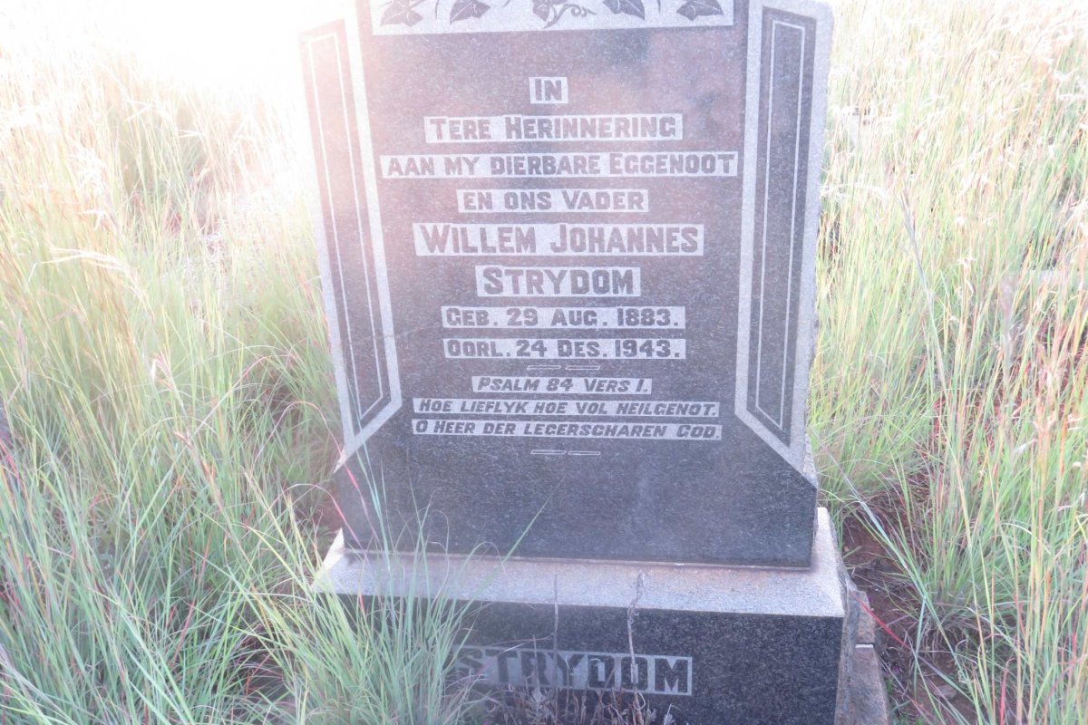 STRYDOM Willem Johannes 1883-194