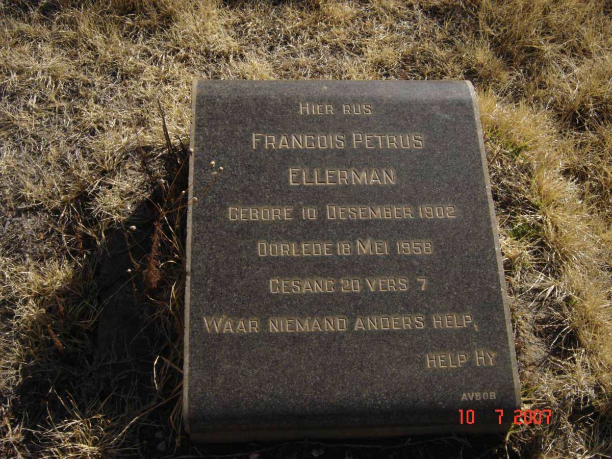 ELLERMAN Francois Petrus 1902-1958