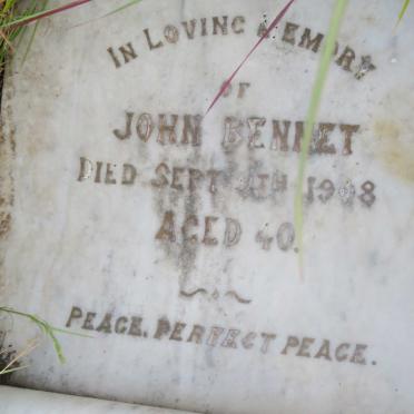 BENNET John -1908