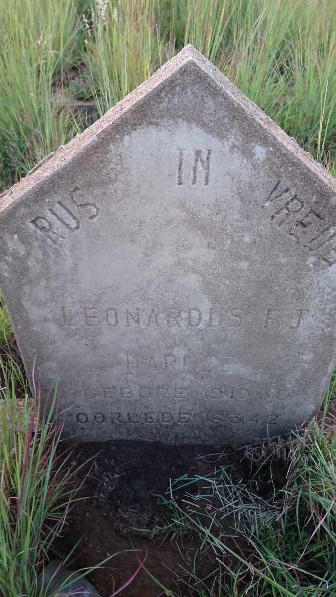 HARMSE Leonardus F.J. 193?-1942