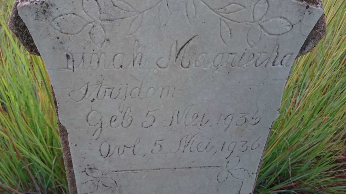 STRIJDOM Dinah Magrietha 1936-1936