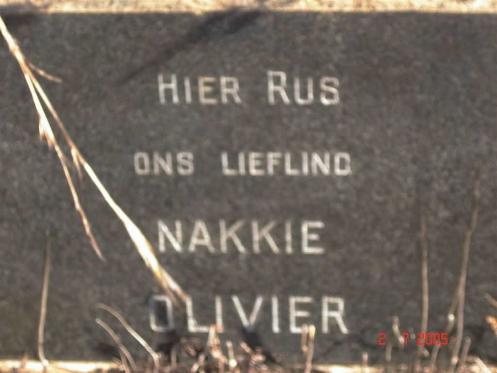 OLIVIER Nakkie