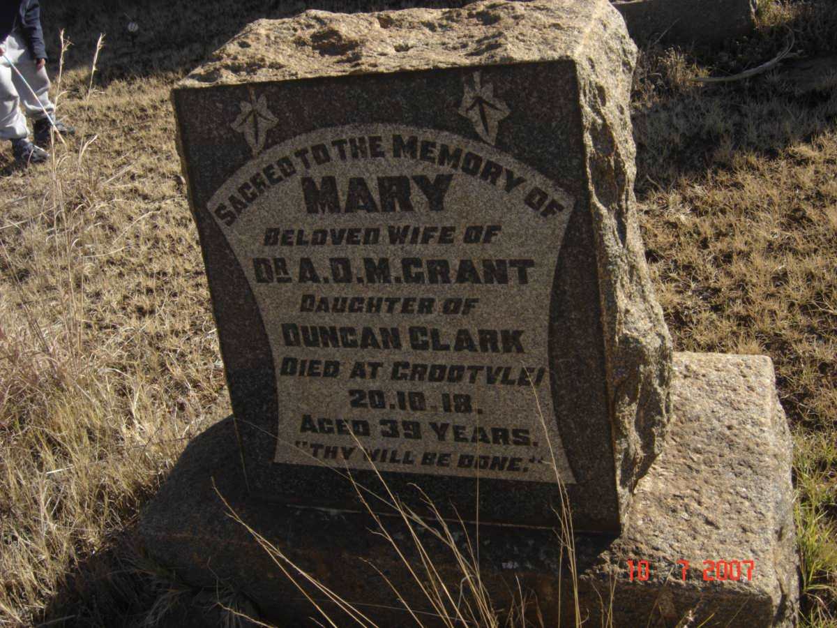 GRANT Mary nee CLARK  -1918