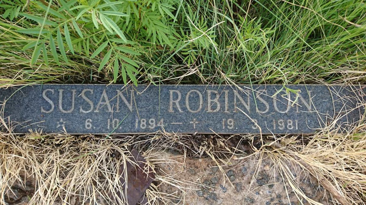 ROBINSON Susan 1894-1981