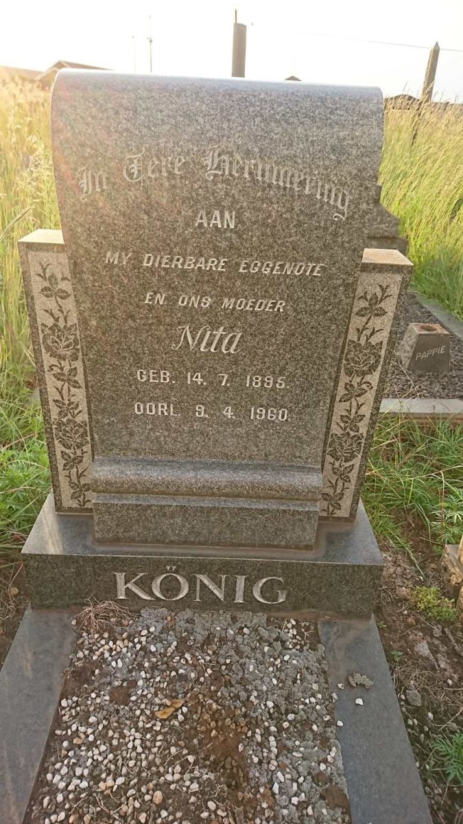 KÖNIG Nita 1895-1960