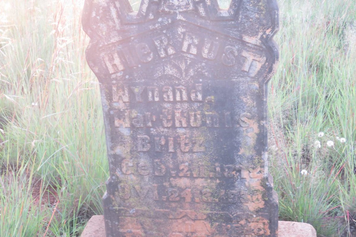 BRITZ Wynand Marthunis 187?-193?