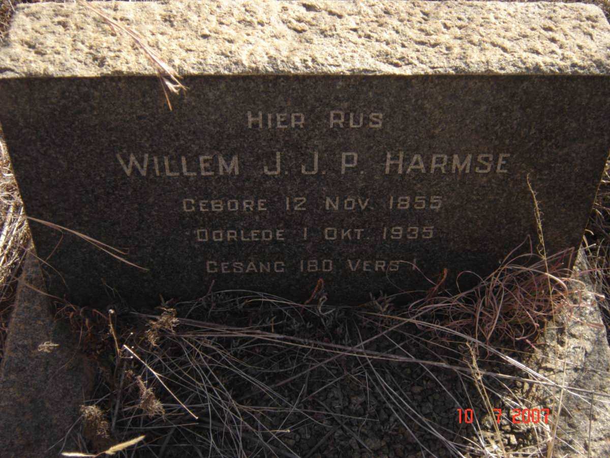 HARMSE Willem J.J.P. 1855-1935