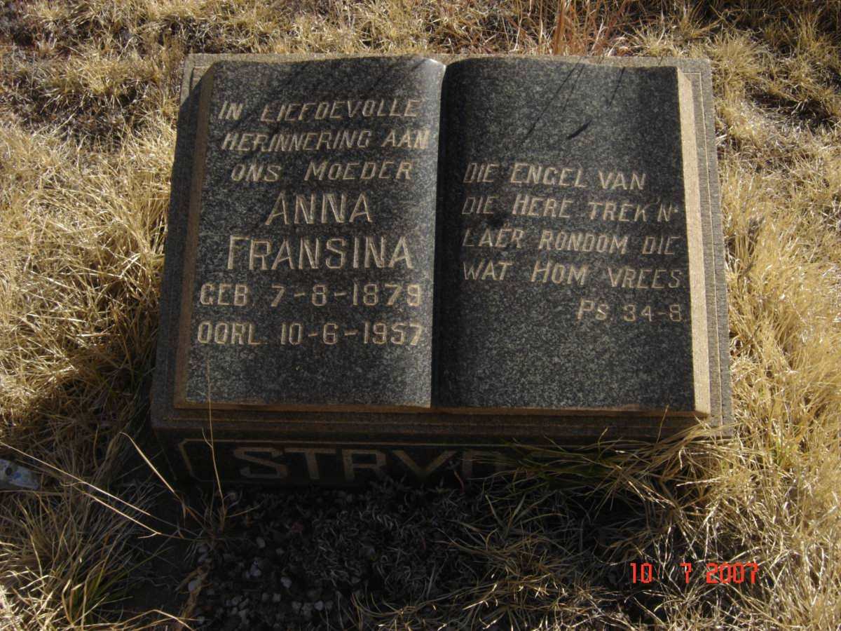 STRYDOM Anna Fransina 1879-1957