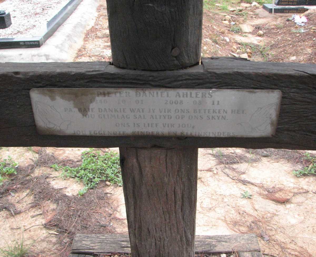 AHLERS Pieter Daniel 1946-2008
