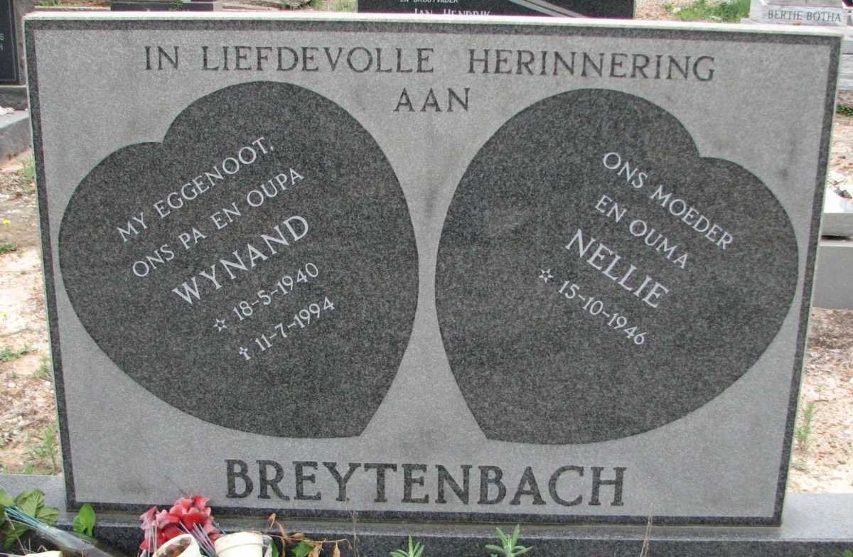 BREYTENBACH Wynand 1940-1994 &amp; Nellie 1946-