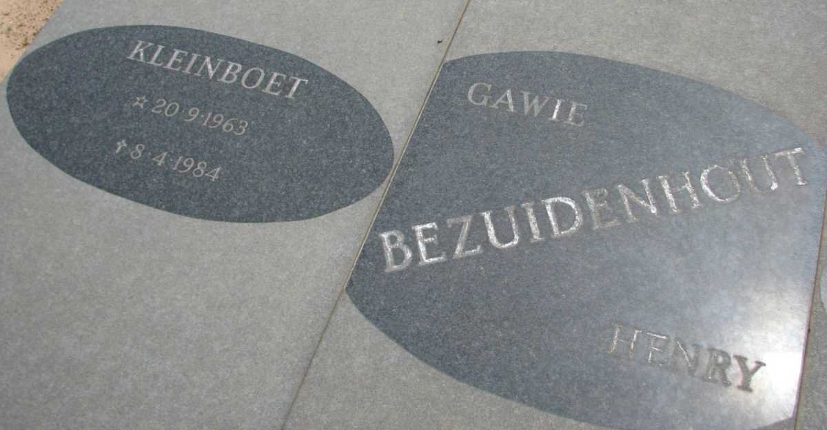 BEZUIDENHOUT Gawie Henry 1963-1984