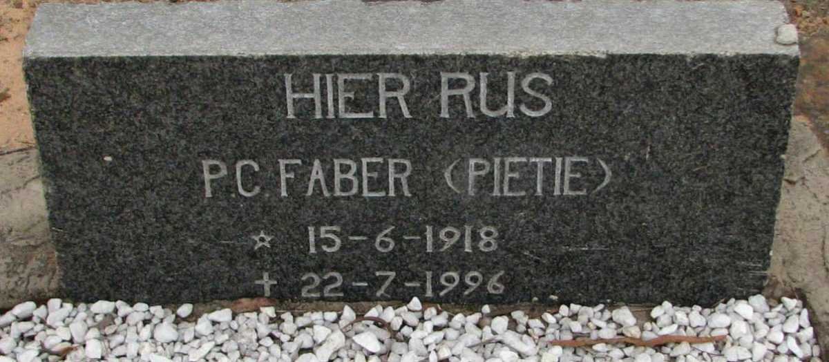 FABER P.C. 1918-1996