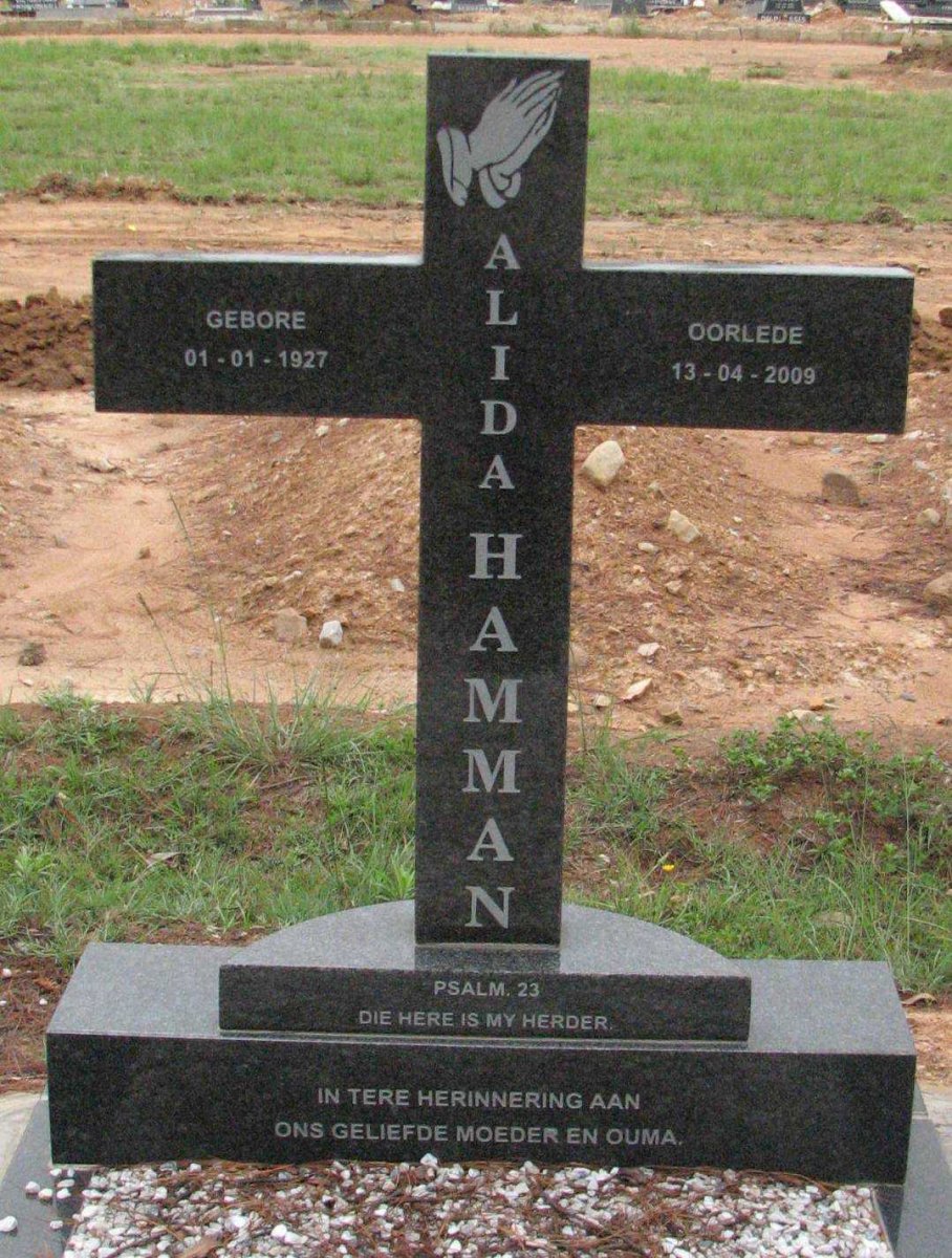 HAMMAN Alida 1927-2009