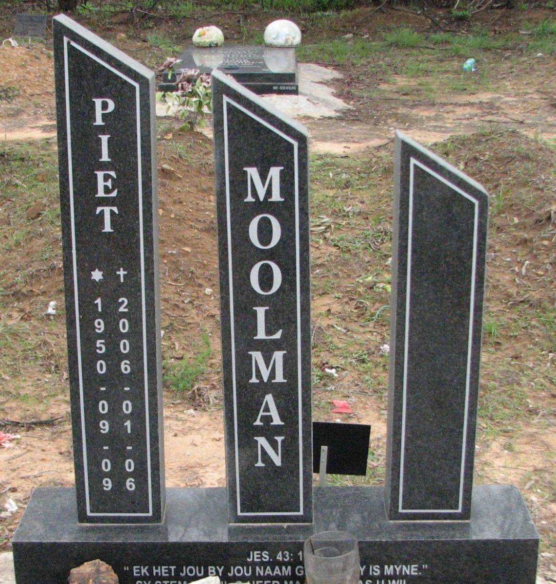 MOOLMAN Piet 1950-2006