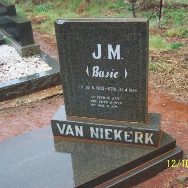 NIEKERK J.M., van 1933-1974