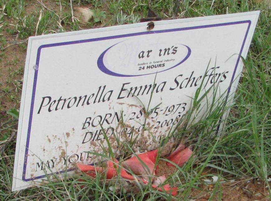 SCHEFFERS Petronella Emma 1973-2008