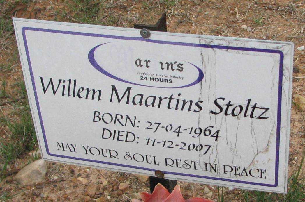 STOLTZ Willem Maartins 1964-2007