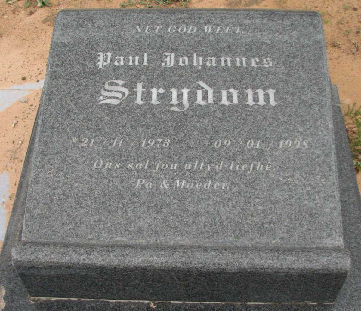 STRYDOM Paul Johannes 1973-1998