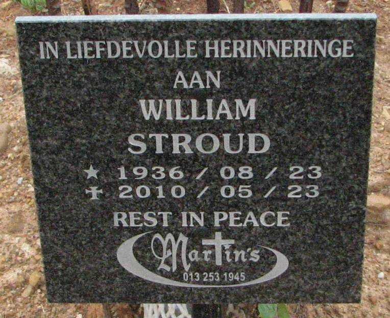 STROUD William 1936-2010