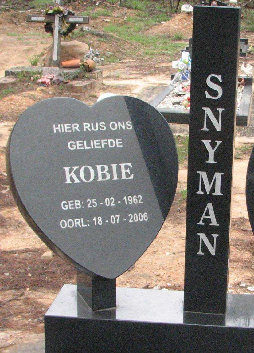 SNYMAN Kobie 1962-2006