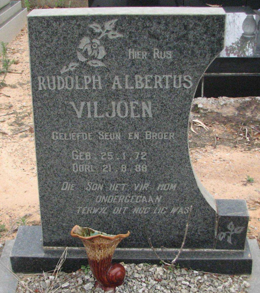 VILJOEN Rudolph Albertus 1972-1988
