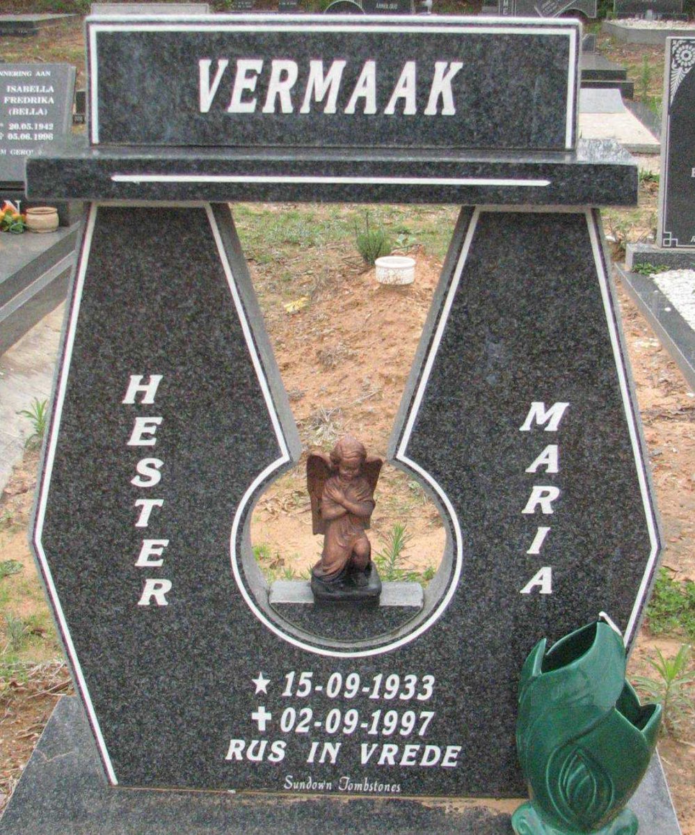 Vermaak Hester Maria 1933-1997