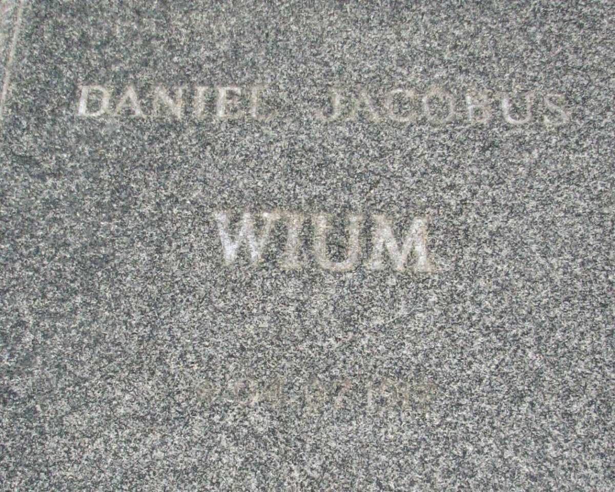 WIUM Daniel Jacobus