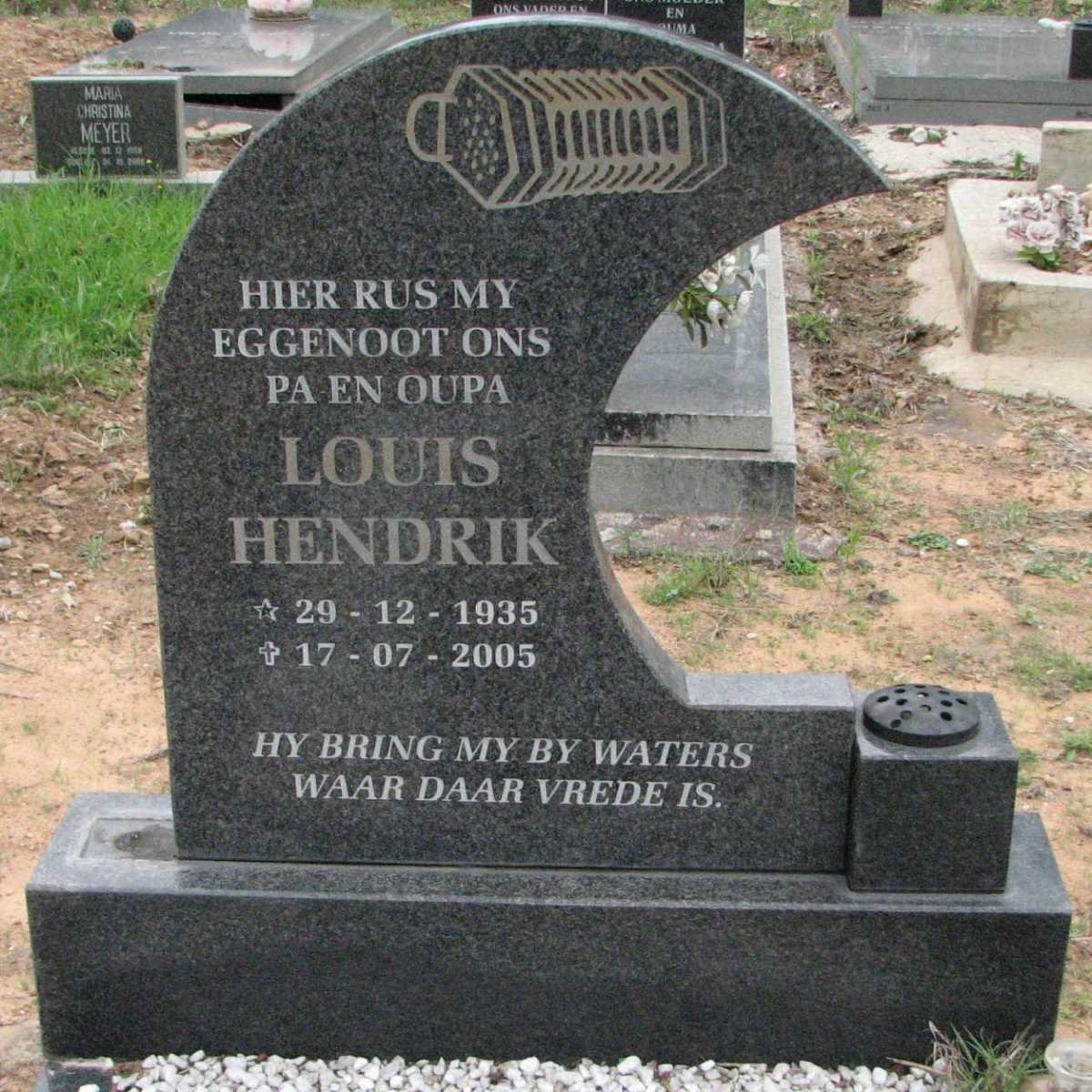 SERFONTEIN Louis Hendrik 1935-2005