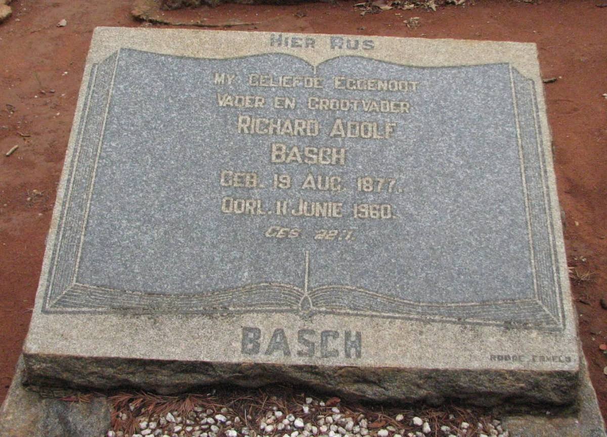 BASCH Richard Adolf 1877-1960