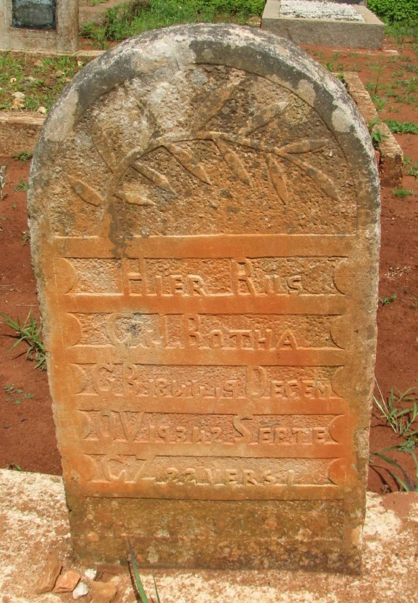 BOTHA C.J. 184?-1934