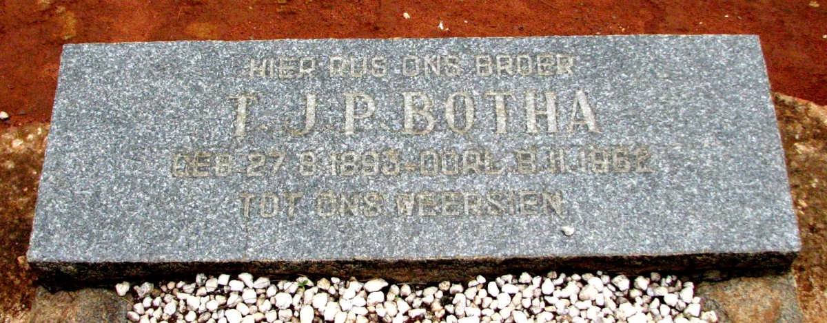 BOTHA T.J.P. 1895-1962