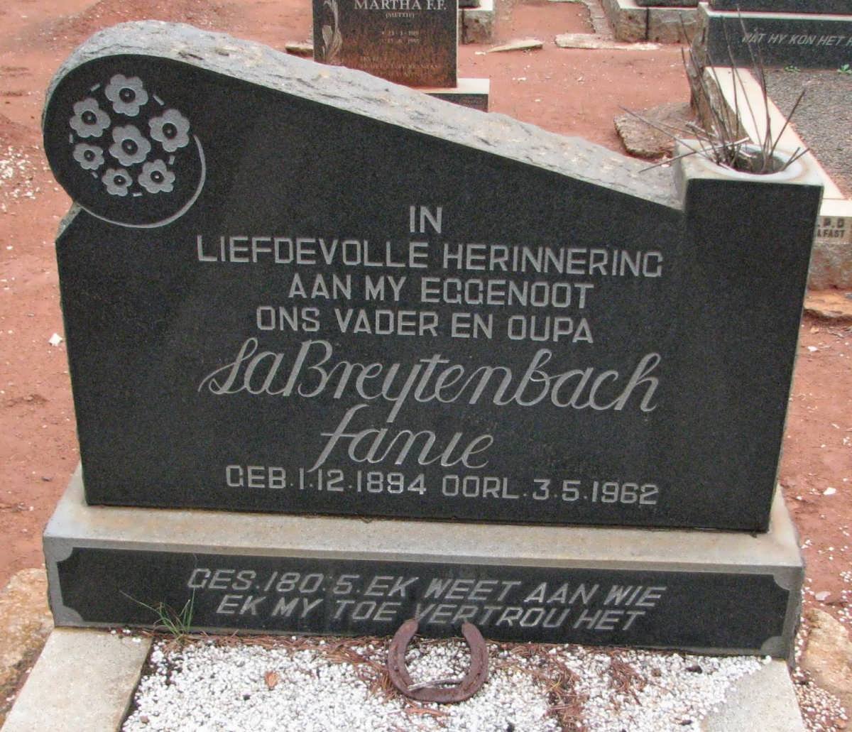 BREYTENBACH S.A. 1894-1962