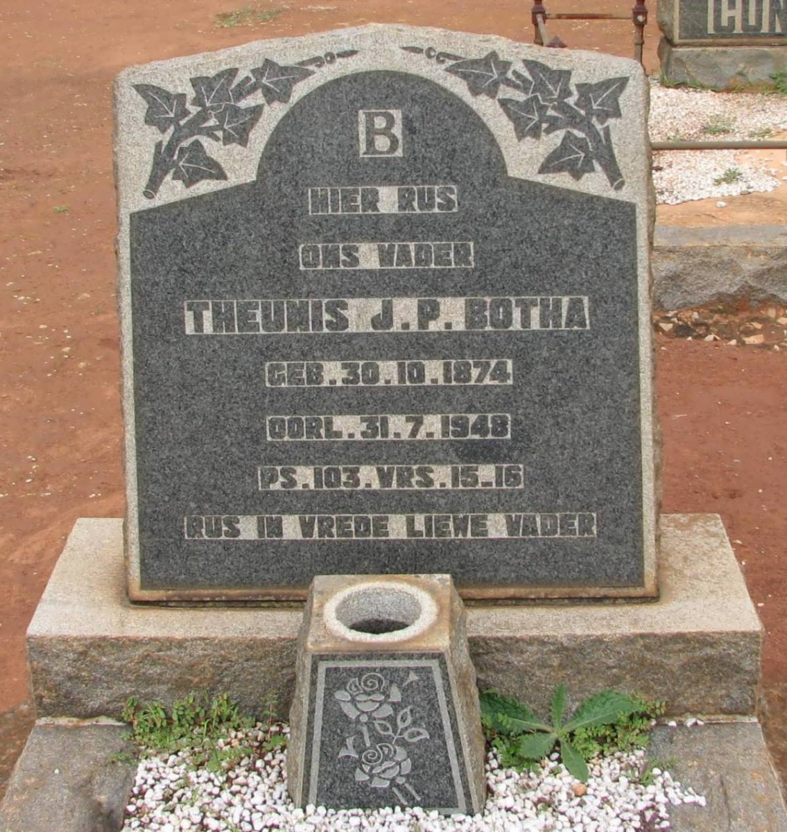 BOTHA Theunis J.P. 1874-1948