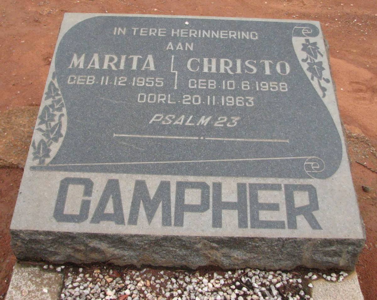CAMPHER Marita 1955-1963 :: CAMPHER Christo 1958-1963 