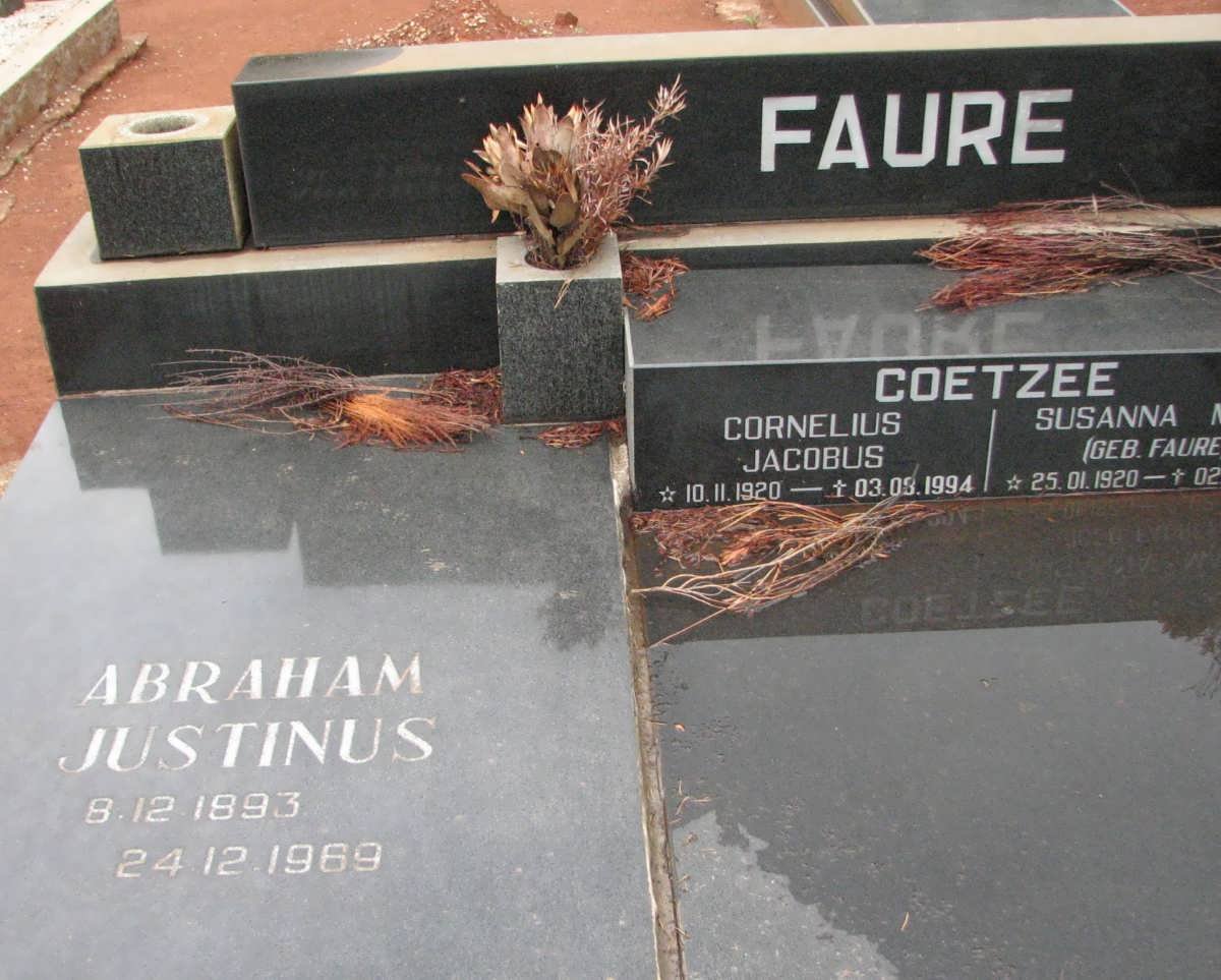 FAURE Abraham Justinus 1893-1969