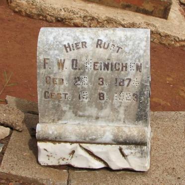 HEINICHEN F.W.O. 1874-1923