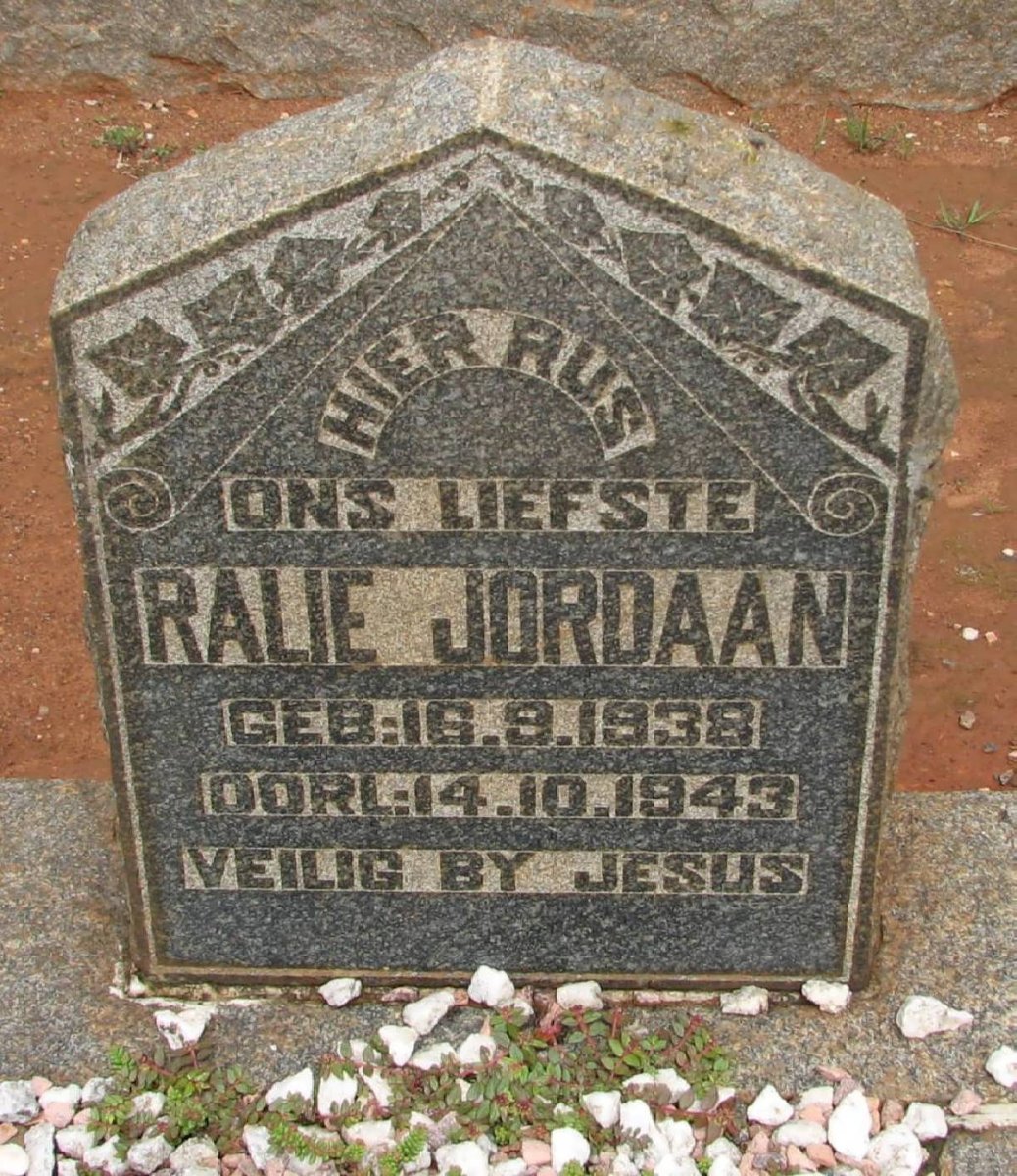 JORDAAN Ralie 1938-1943