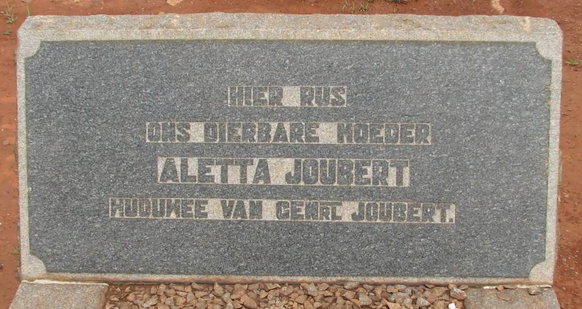 JOUBERT Aletta