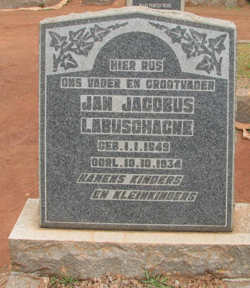 LABUSCHAGNE Jan Jacobus 1849-1934